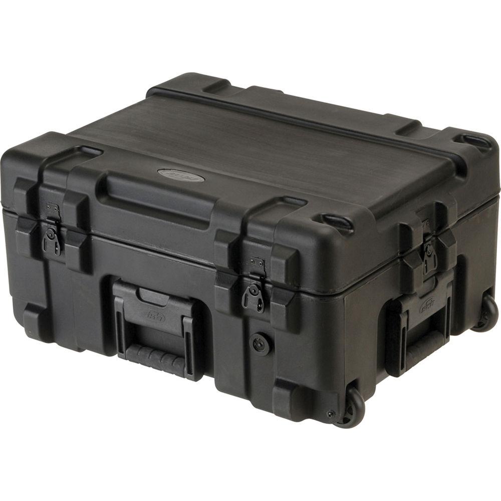 SKB 3R2217-10B-DW Roto-molded Mil-Standard Utility Case with Wheels and Dividers