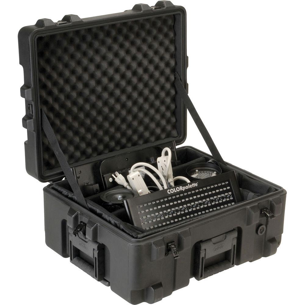 SKB 3R2217-10B-DW Roto-molded Mil-Standard Utility Case with Wheels and Dividers