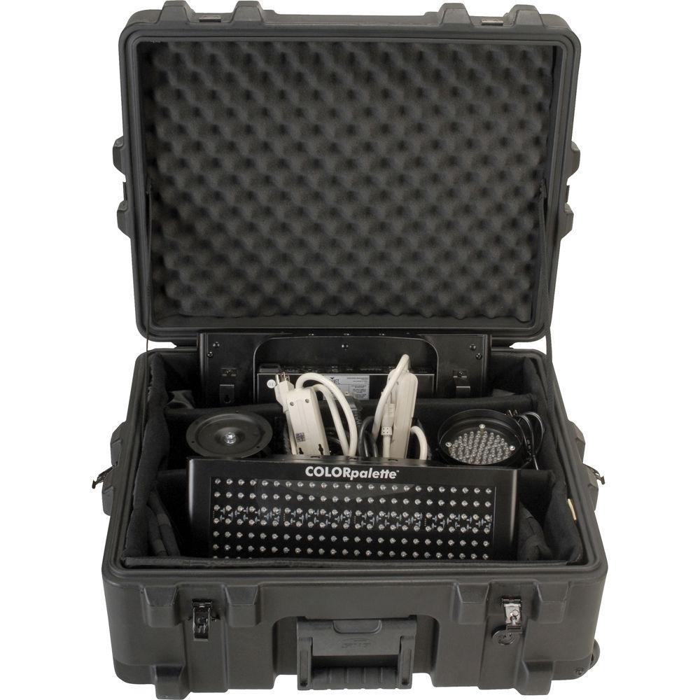 SKB 3R2217-10B-DW Roto-molded Mil-Standard Utility Case with Wheels and Dividers