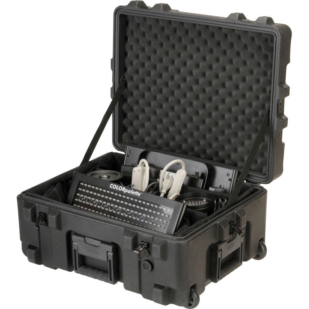 SKB 3R2217-10B-DW Roto-molded Mil-Standard Utility Case with Wheels and Dividers