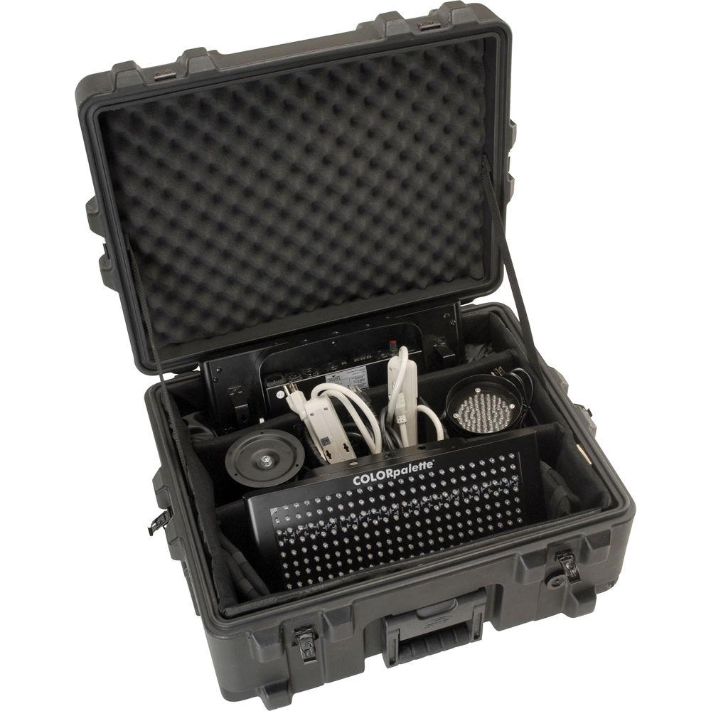 SKB 3R2217-10B-DW Roto-molded Mil-Standard Utility Case with Wheels and Dividers