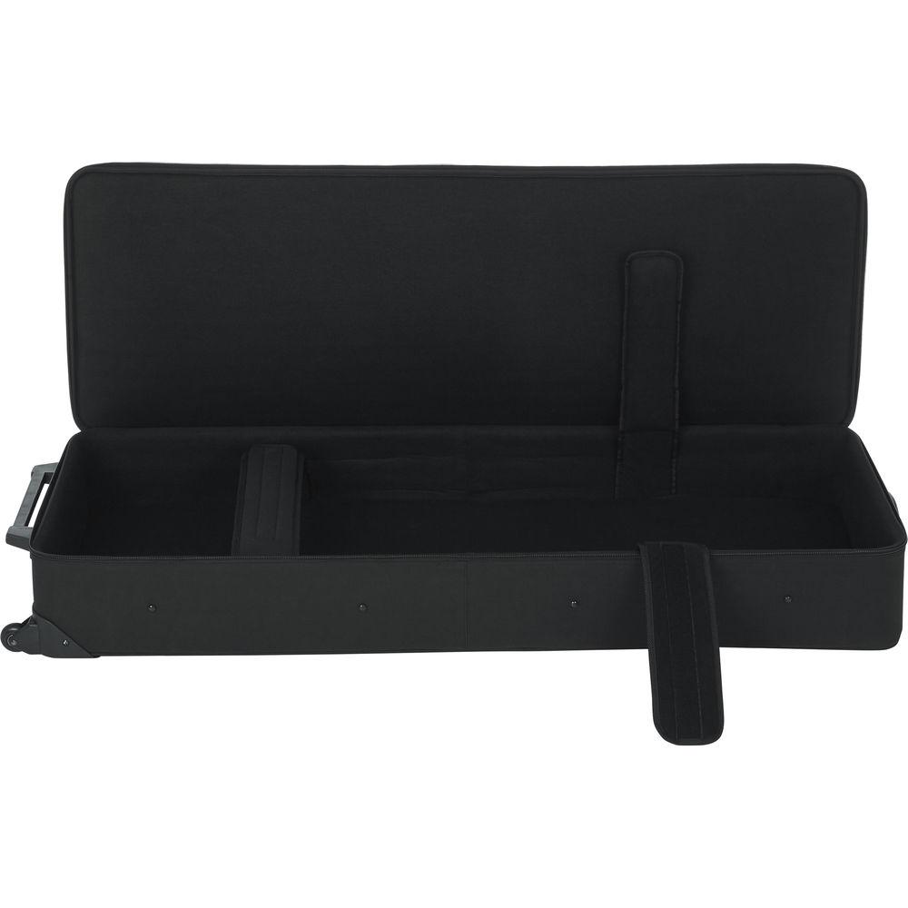 Gator Cases GK-76 Lightweight Keyboard Case with Wheels - for 76-Key Keyboards