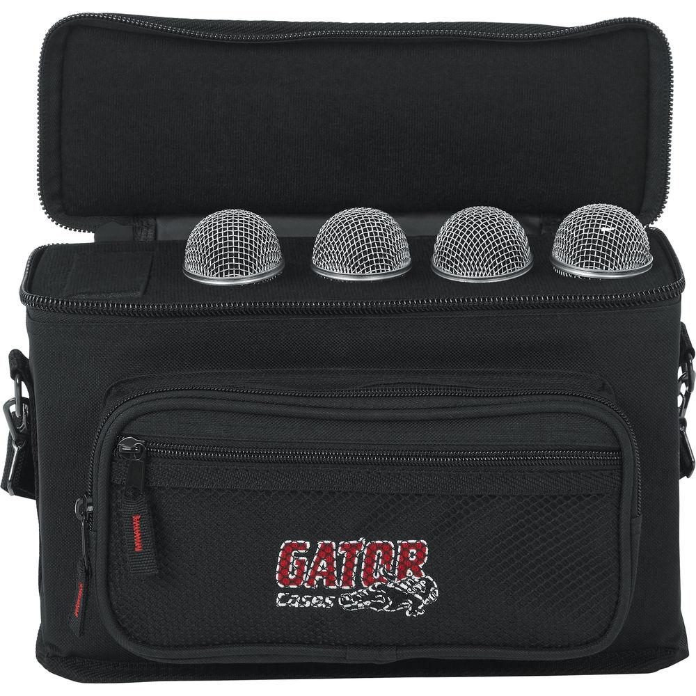 Gator Cases GM-4 4 Drop Mic Padded Bag