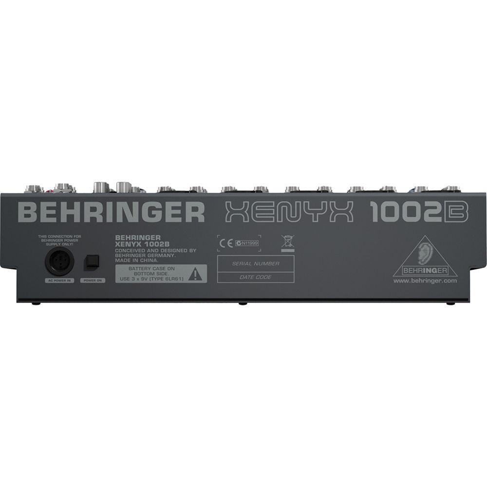 Behringer XENYX 1002B - Battery-Operated 10-Channel Audio Mixer