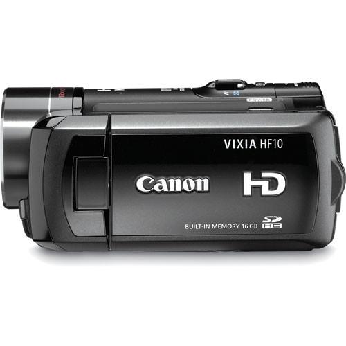 Canon VIXIA HF-10 AVCHD 16GB Dual Flash Memory SDHC Memory HD Camcorder - Refurbished