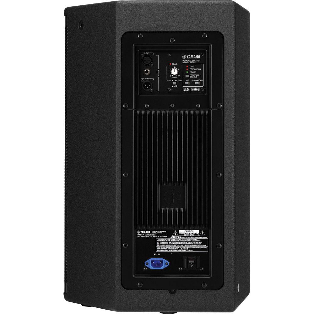 Yamaha DSR112 12" 1300W Active 2-Way Loudspeaker Floor Monitor