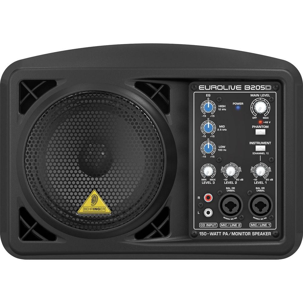 Behringer Eurolive B205D Active PA and Monitor Speaker System