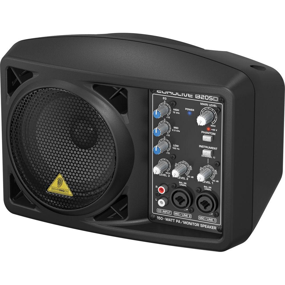 Behringer Eurolive B205D Active PA and Monitor Speaker System