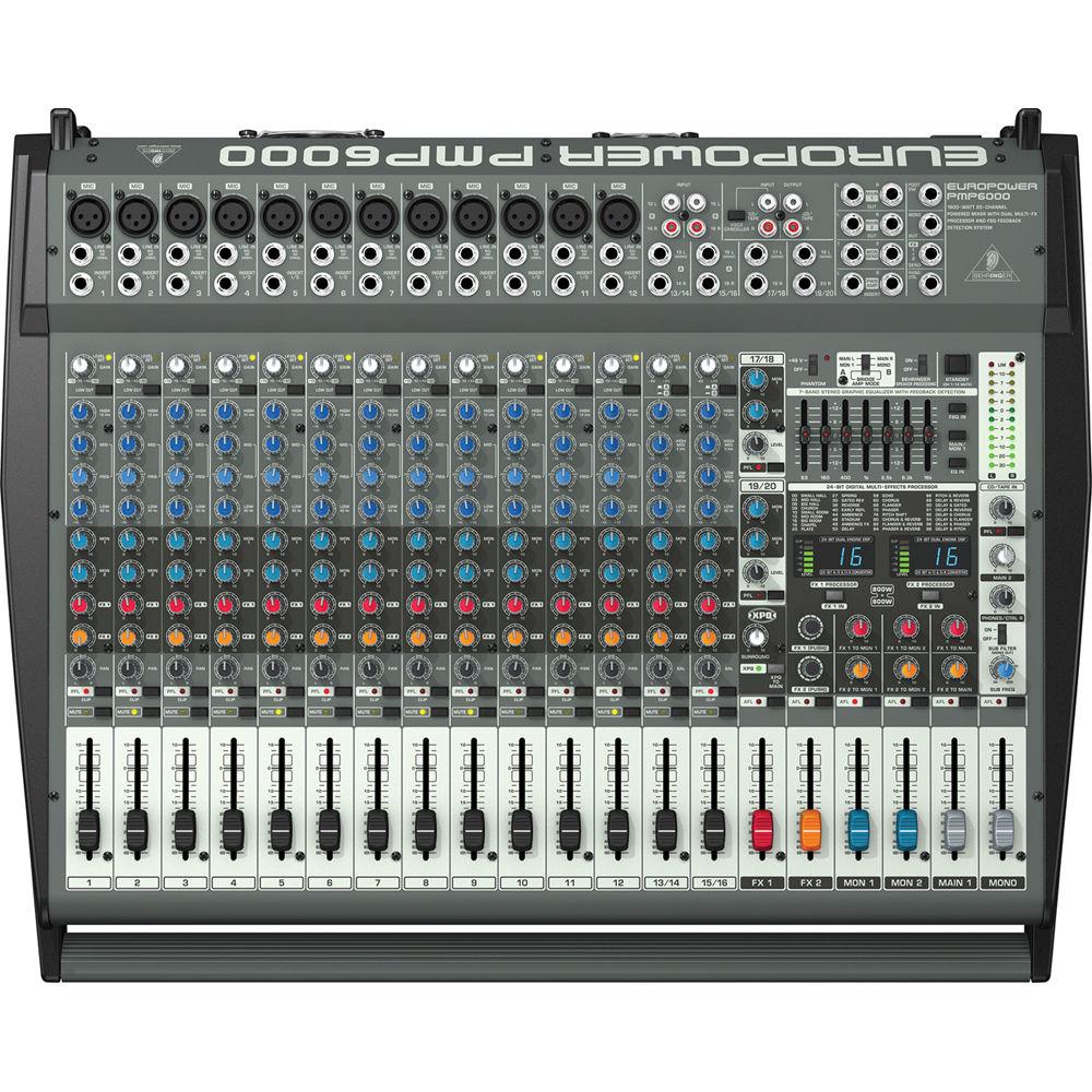Behringer PMP6000 20-Channel Powered Mixer