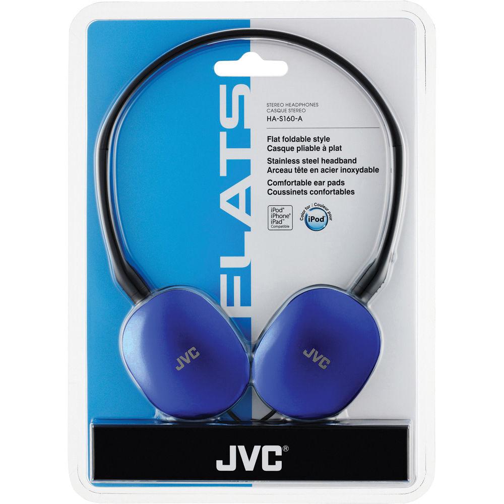 JVC HA-S160 FLATS On-Ear Stereo Headphones