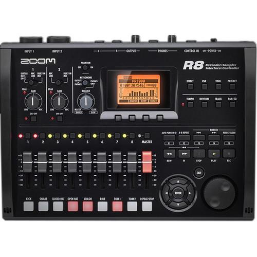 Zoom R8 8-Track Digital Recorder Interface Controller Sampler
