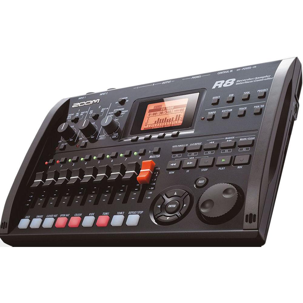 Zoom R8 8-Track Digital Recorder Interface Controller Sampler