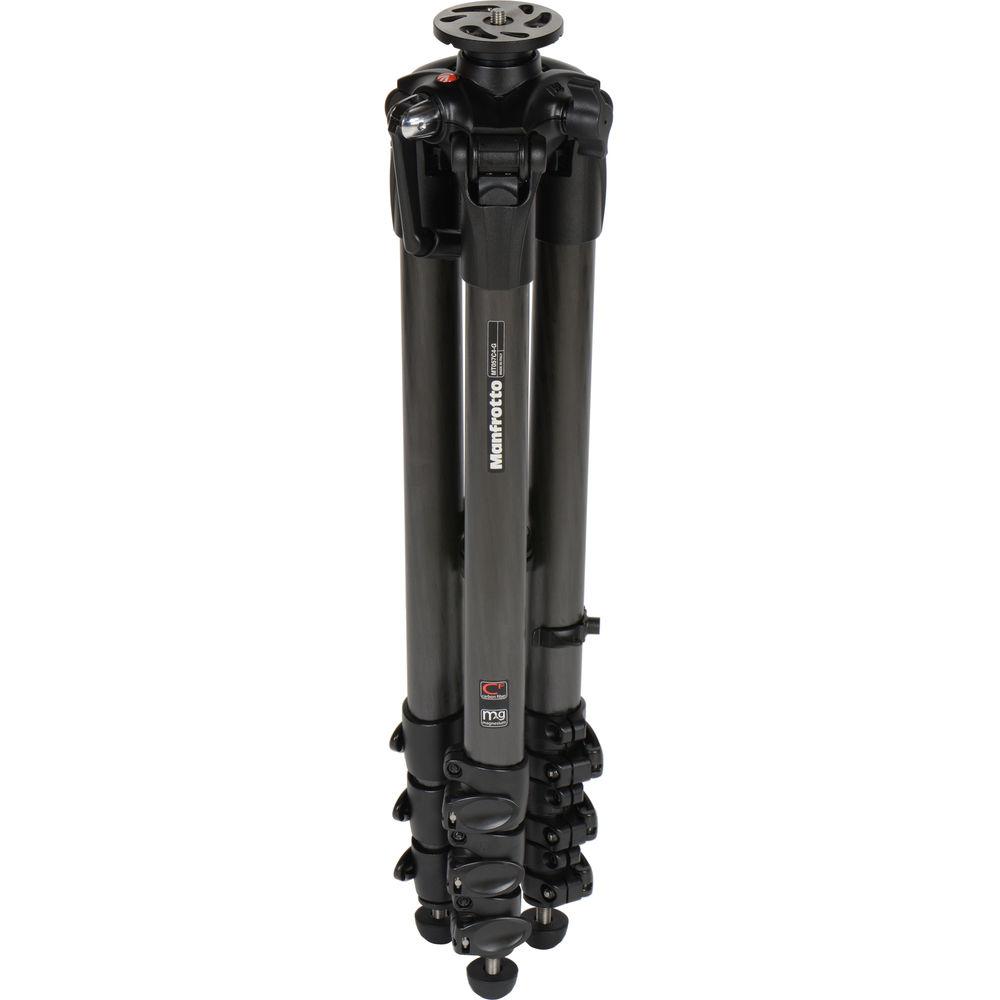 Manfrotto MT057C4-G 057 Carbon Fiber Tripod with Geared Column