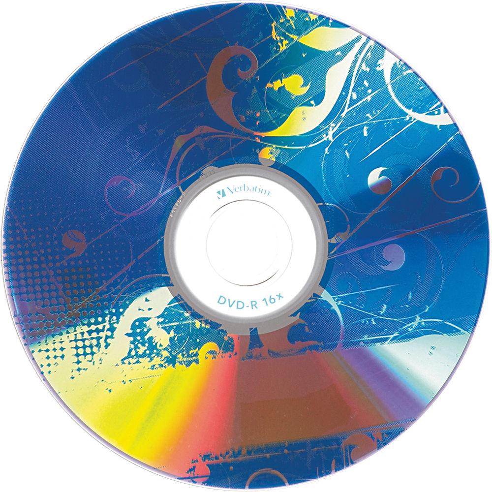Verbatim Kaleidoscope Series DVD-R Recordable Media