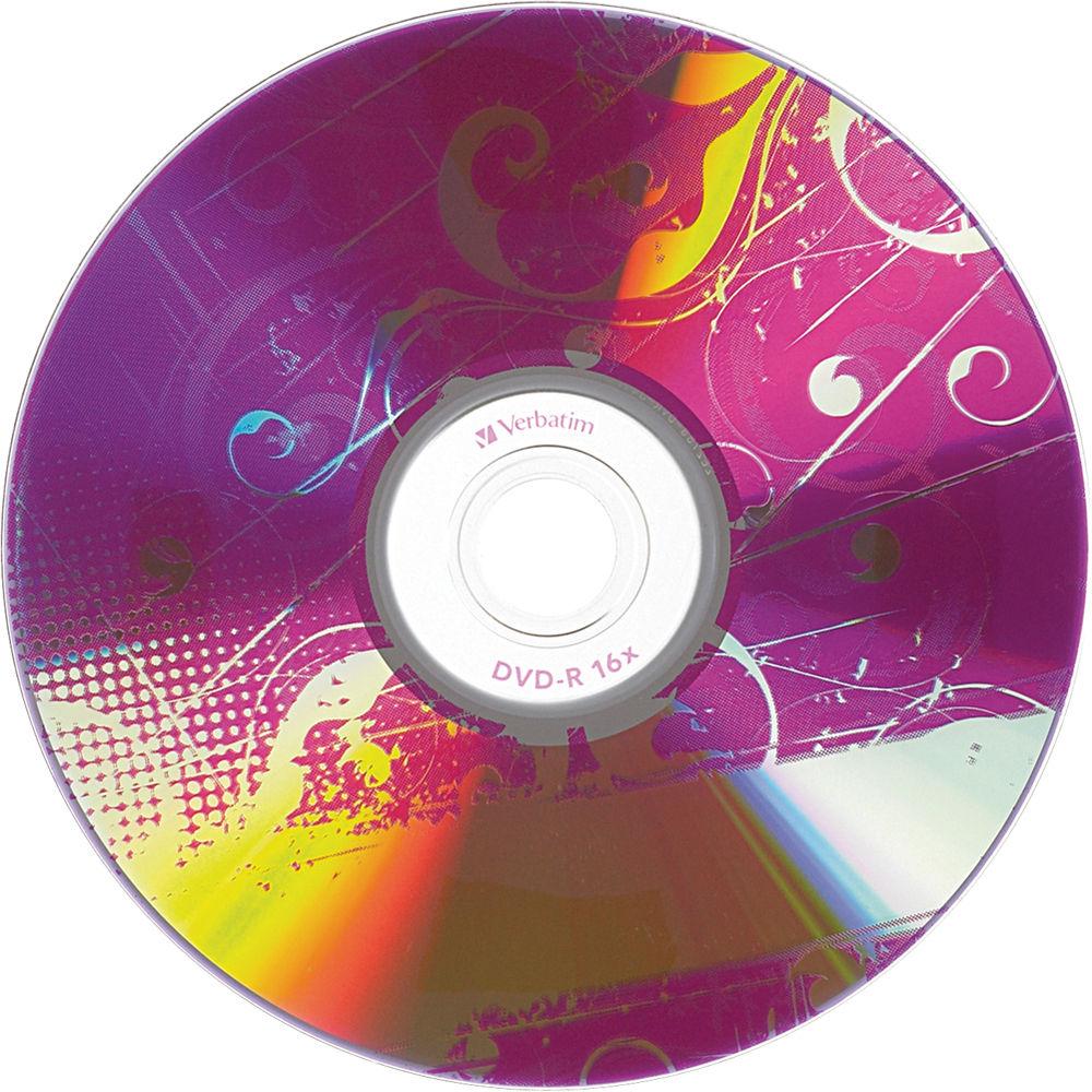 Verbatim Kaleidoscope Series DVD-R Recordable Media