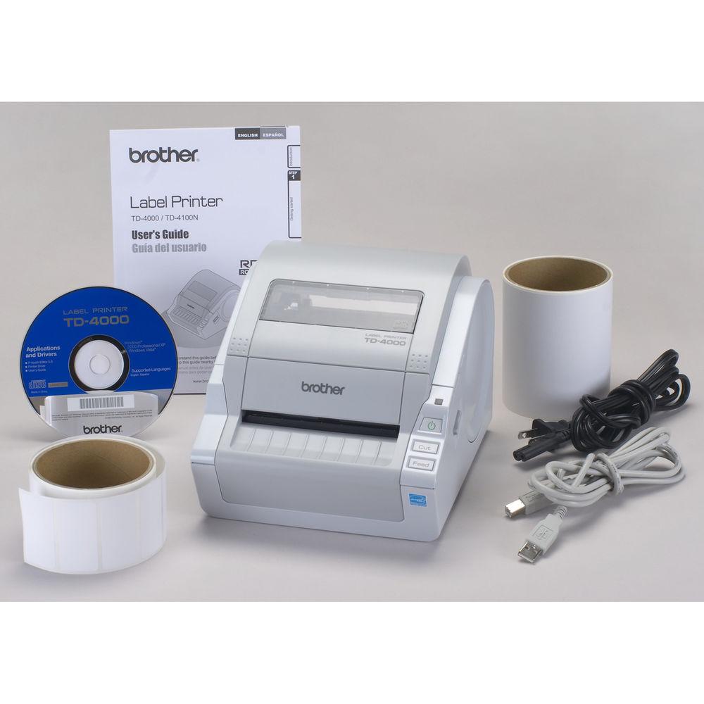 Brother TD-4000 Desktop Bar Code Printer