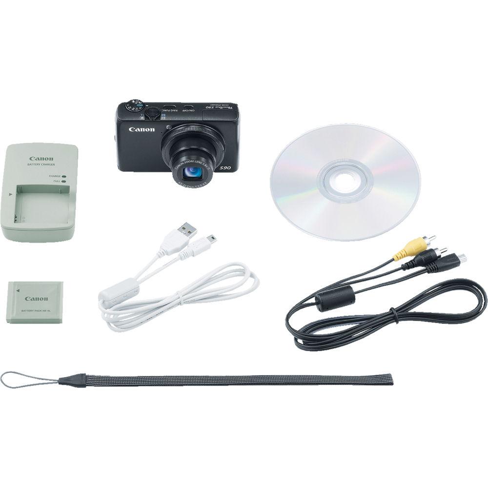 Canon PowerShot S90 Digital Camera - Refurbished