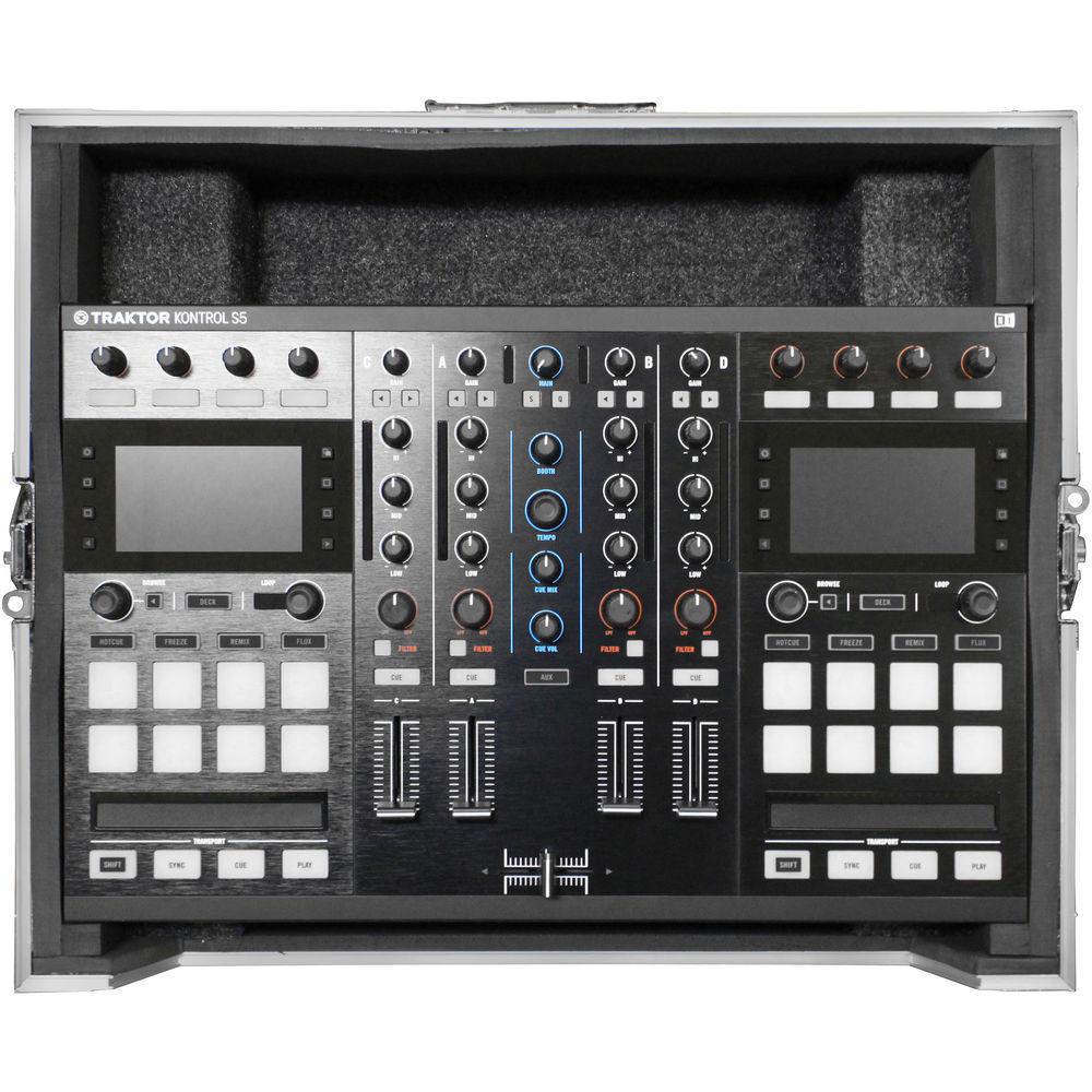 Odyssey Innovative Designs FRTS4 Traktor Kontrol S4 DJ MIDI Controller Flight Ready Case