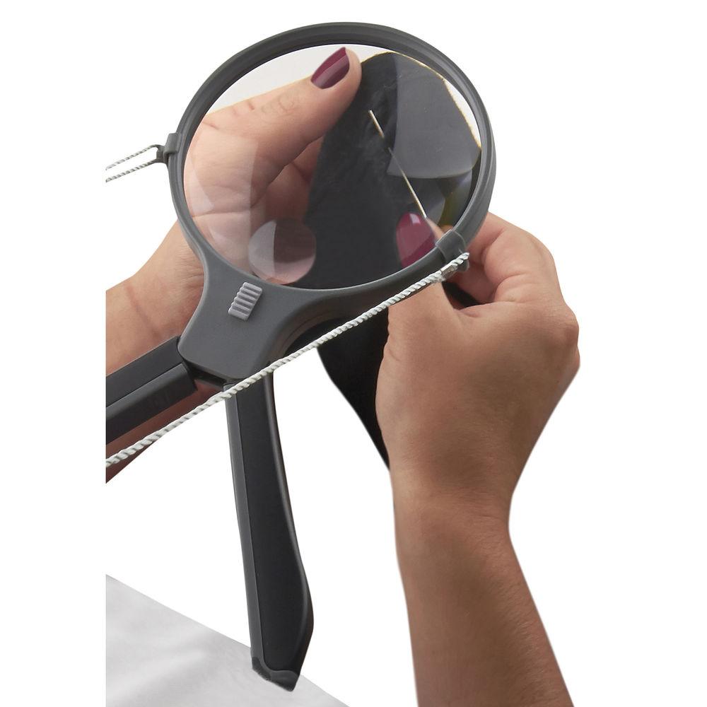Carson HF-11 2x Split Handle Magnifier with 3.5x Power Spot