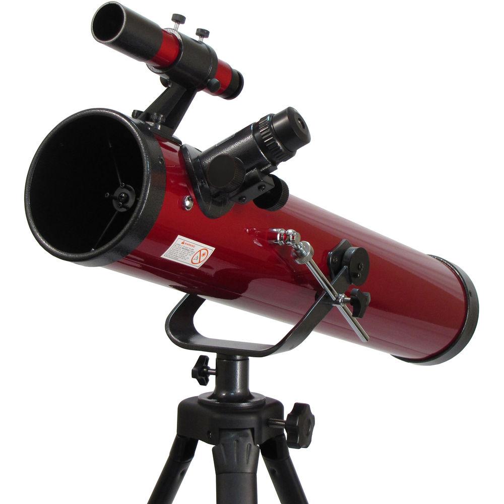 Carson RedPlanet 35-88 x 76mm Newtonian Reflector Telescope