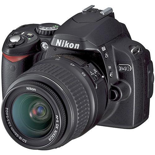 Nikon D40 SLR Digital Camera Kit with 18-55mm Lens - Refurbished