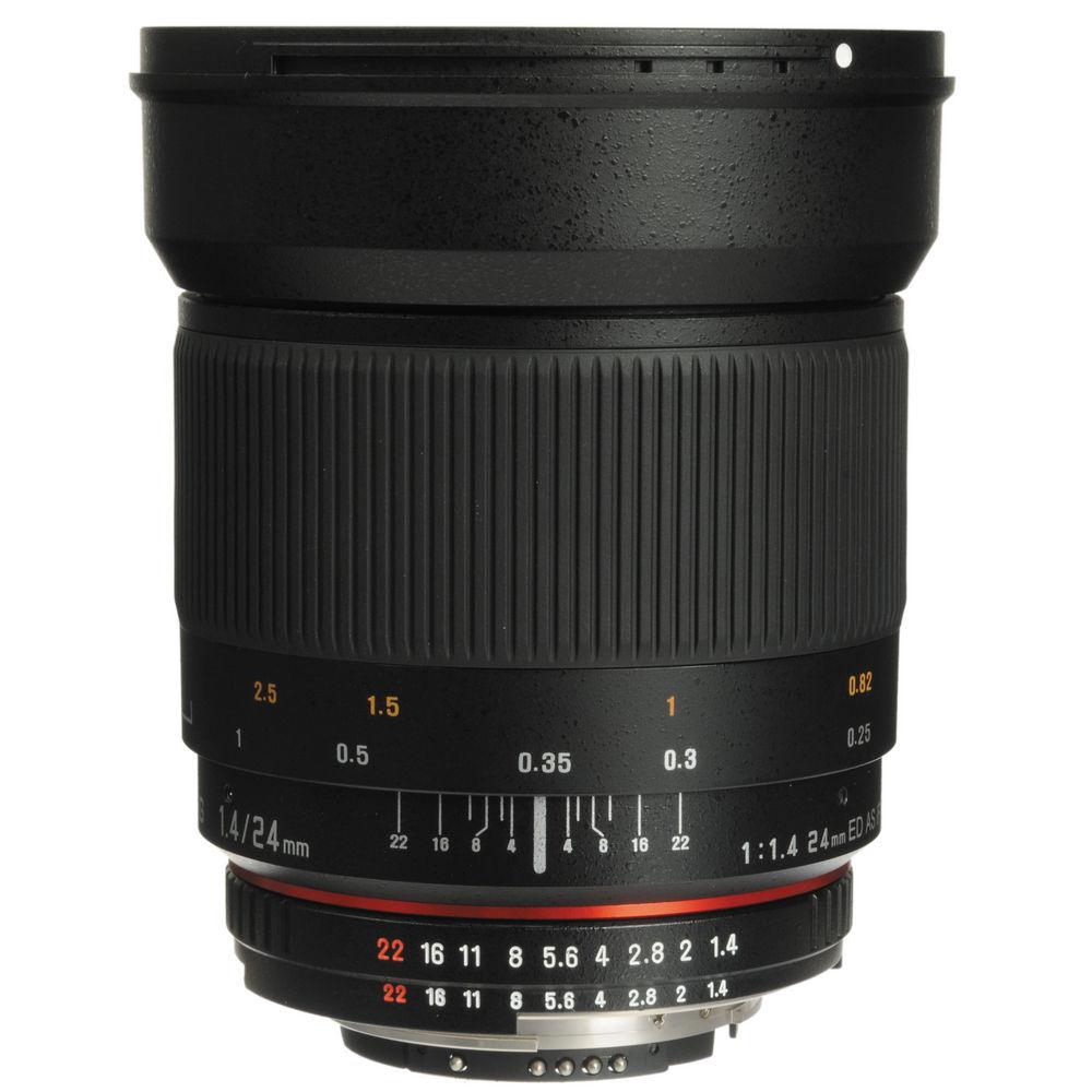 Samyang 24mm f 1.4 ED AS UMC Wide-Angle Lens for Nikon
