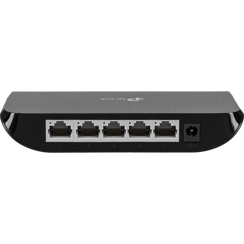 TP-Link 5-Port Unmanaged Gigabit Desktop Switch, TP-Link, 5-Port, Unmanaged, Gigabit, Desktop, Switch