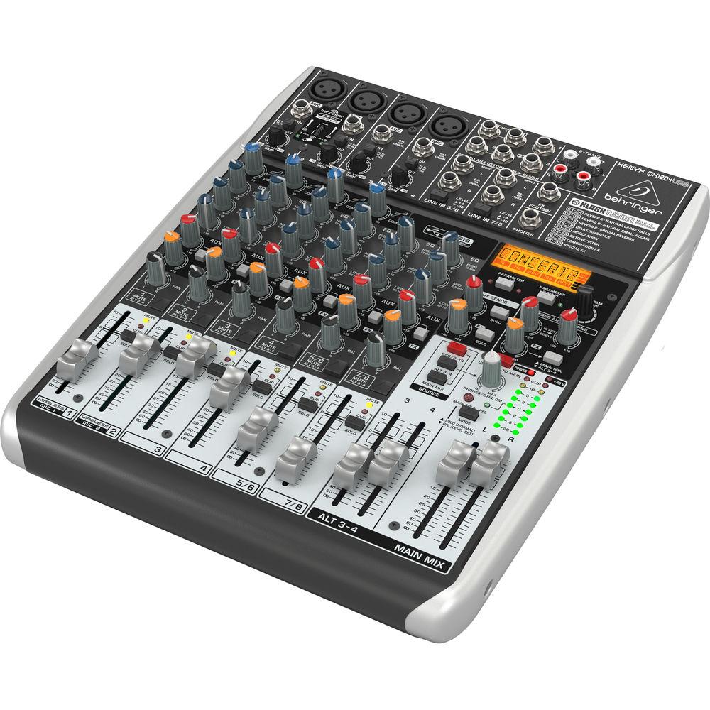 Behringer XENYX QX1204USB 12-Channel USB Mixer with Multi-FX Processor