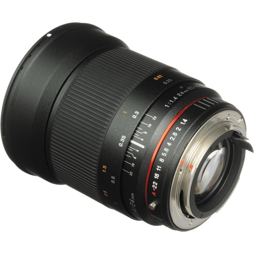 Samyang 24mm f 1.4 ED AS UMC Wide-Angle Lens for Pentax