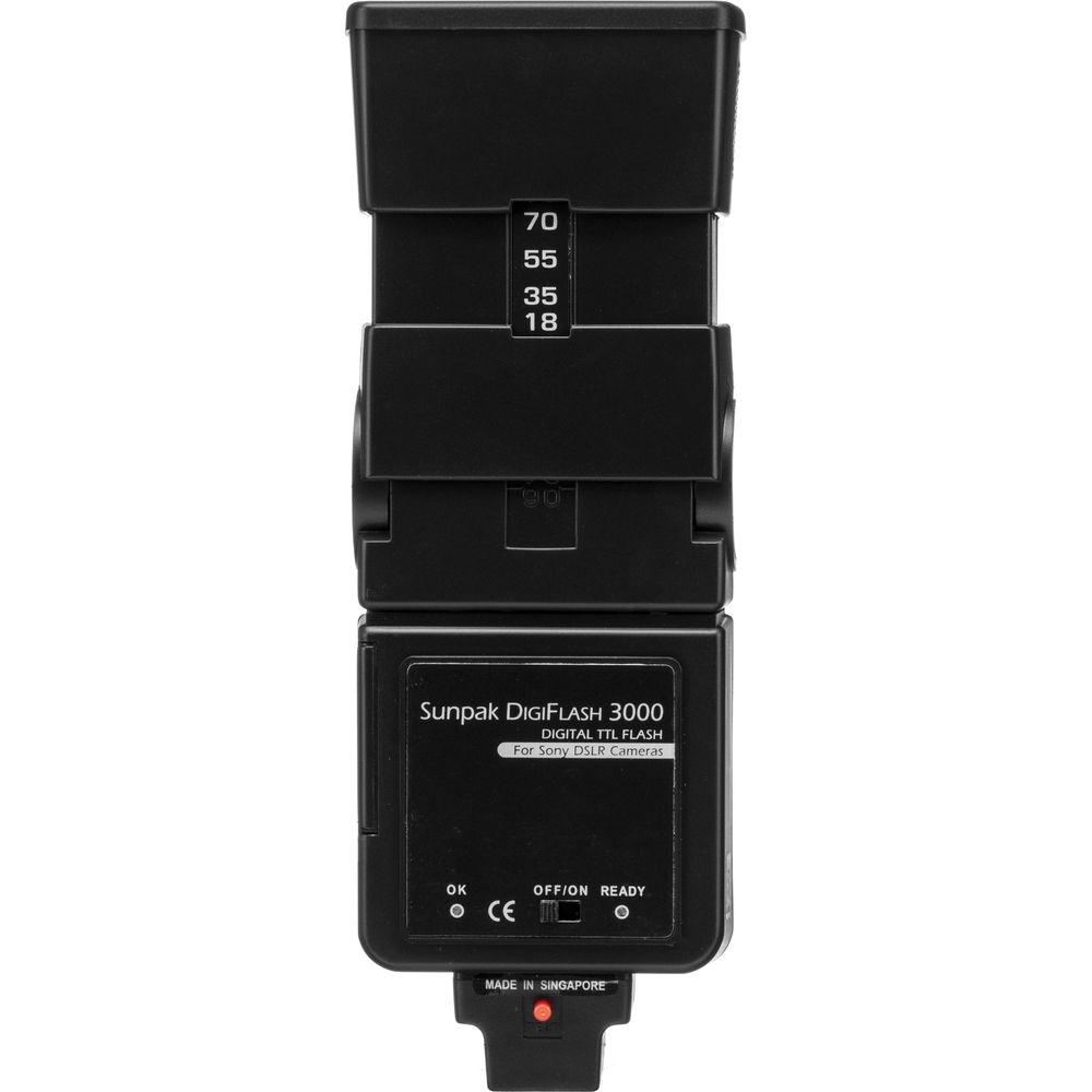 Sunpak DF3000C Digital Flash for Sony Minolta Cameras