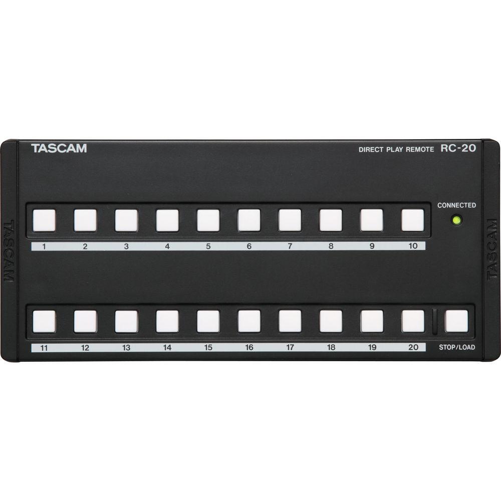 Tascam RC-20 Direct Play Remote for CD-500 CD-500B