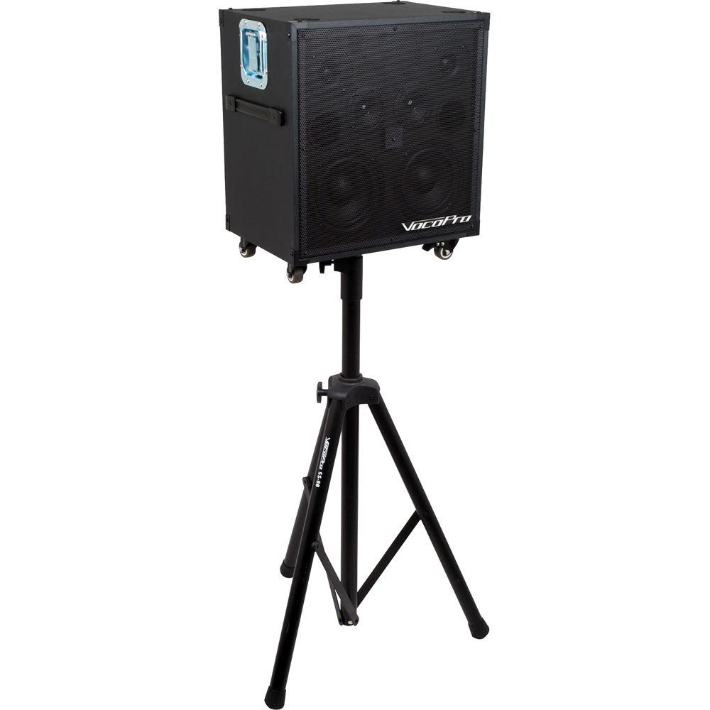 VocoPro CHAMPION-REC Basic 200W 4-Channel Multi-Format Portable PA System with Digital Recorder