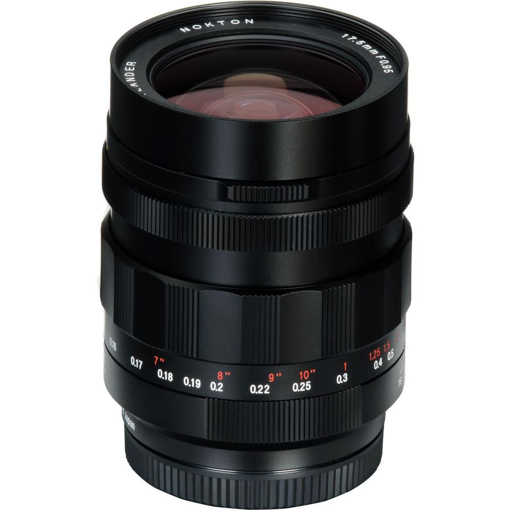Voigtlander Nokton 17.5mm f 0.95 Lens for Micro Four Thirds Cameras