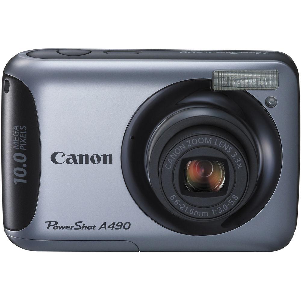 Canon PowerShot A490 Digital Camera - Refurbished