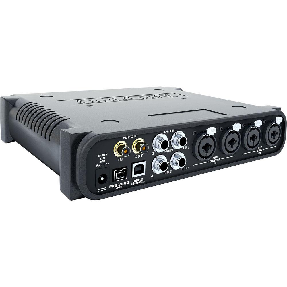 MOTU 4pre - Compact Hybrid FireWire USB Audio Interface with Microphone Preamps