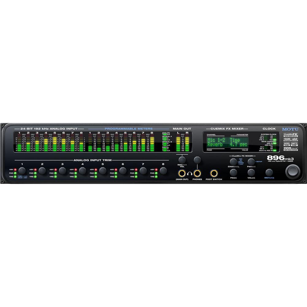 MOTU 896mk3 - FireWire USB 2.0 Hybrid Audio Interface