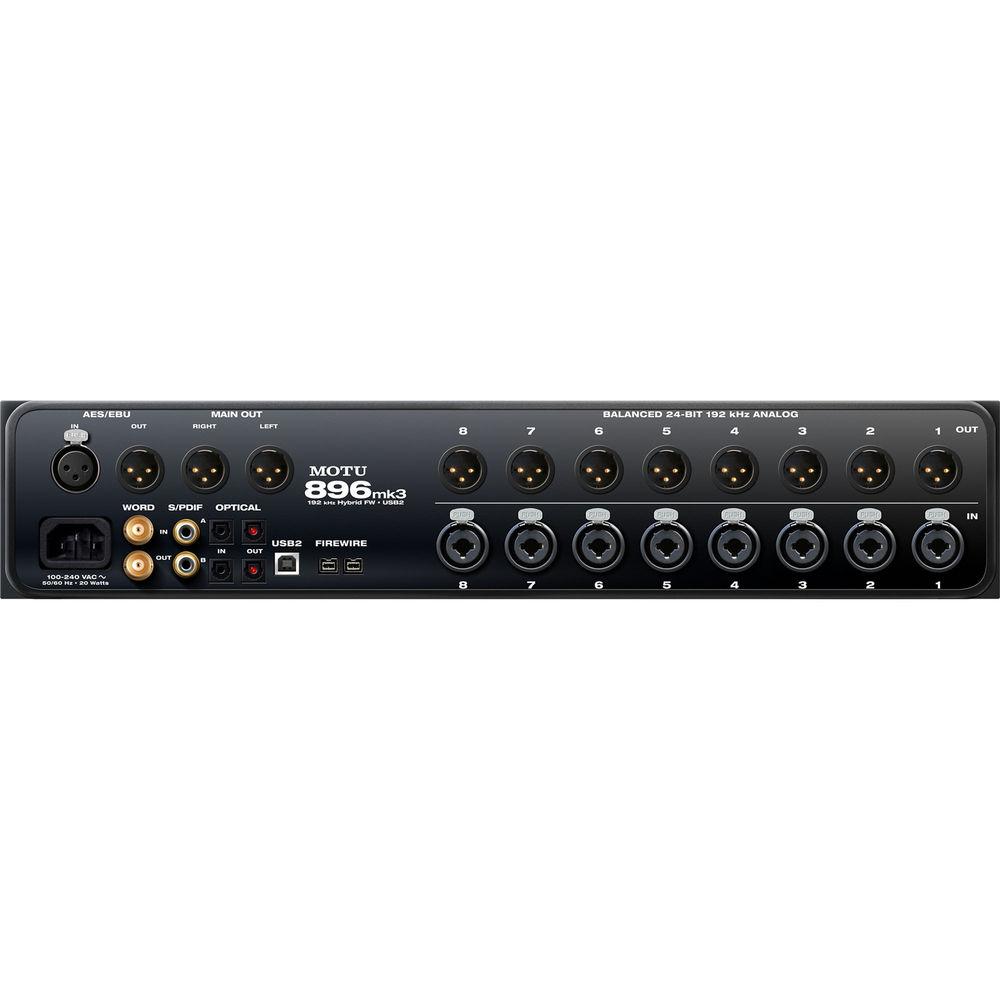 MOTU 896mk3 - FireWire USB 2.0 Hybrid Audio Interface