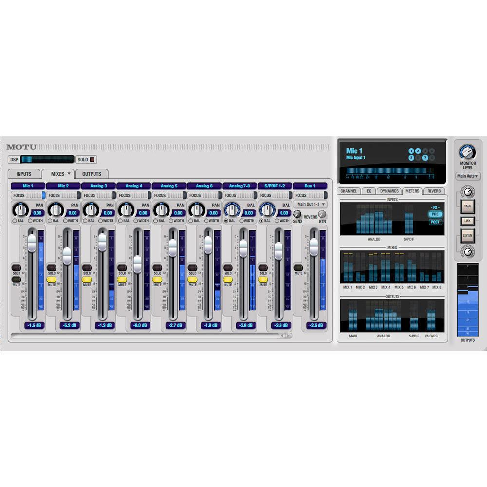 MOTU 896mk3 - FireWire USB 2.0 Hybrid Audio Interface