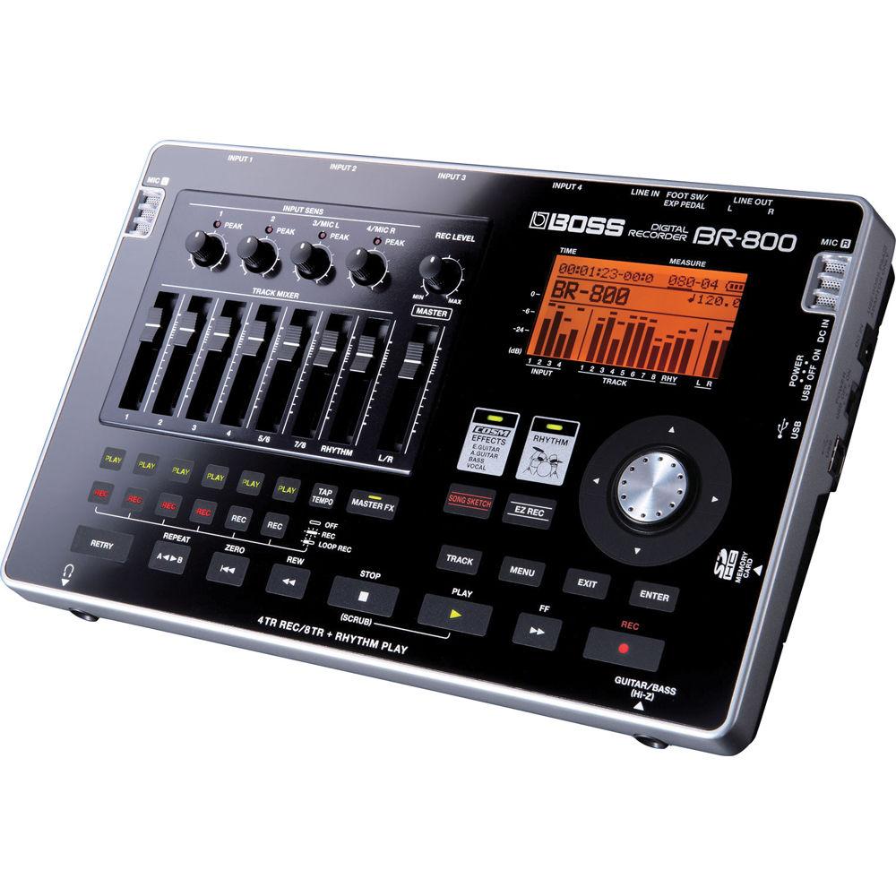 BOSS BR-800 8-Track Portable Digital Audio Recorder