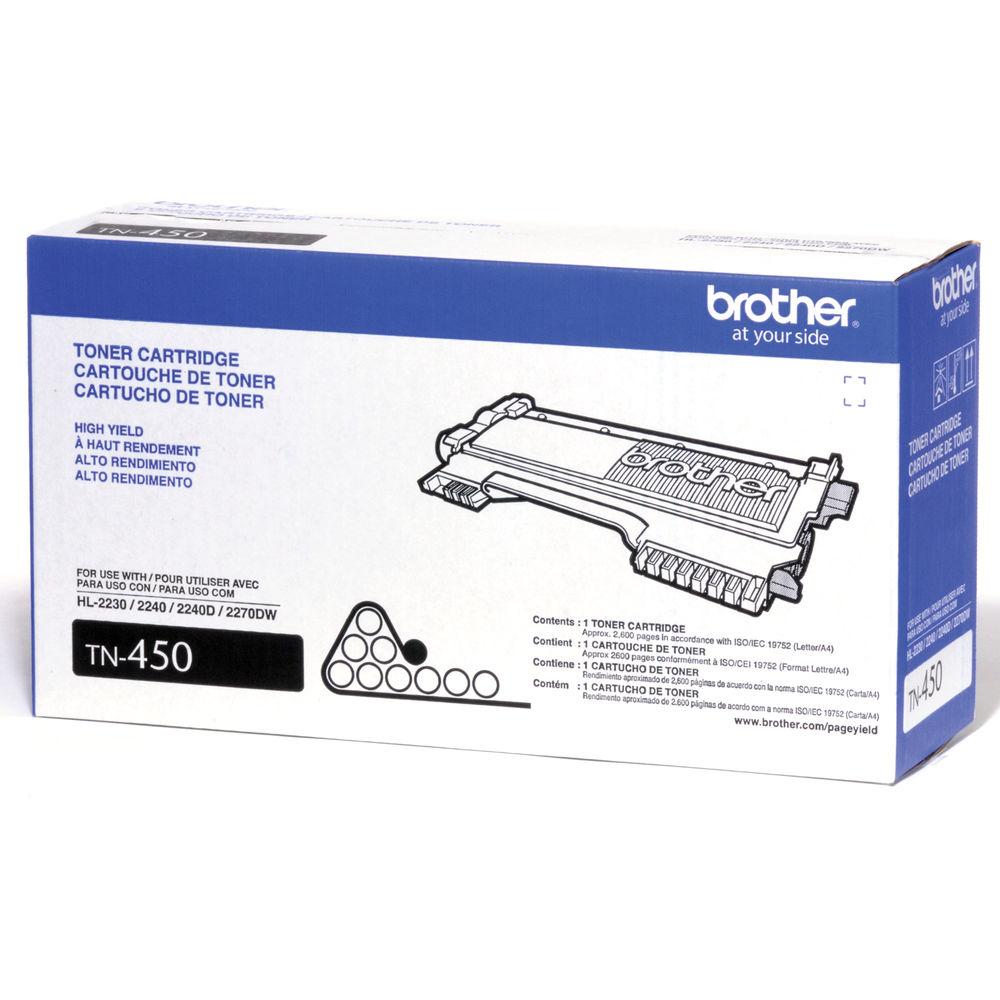 Brother TN450 High Yield Toner Black Cartridge