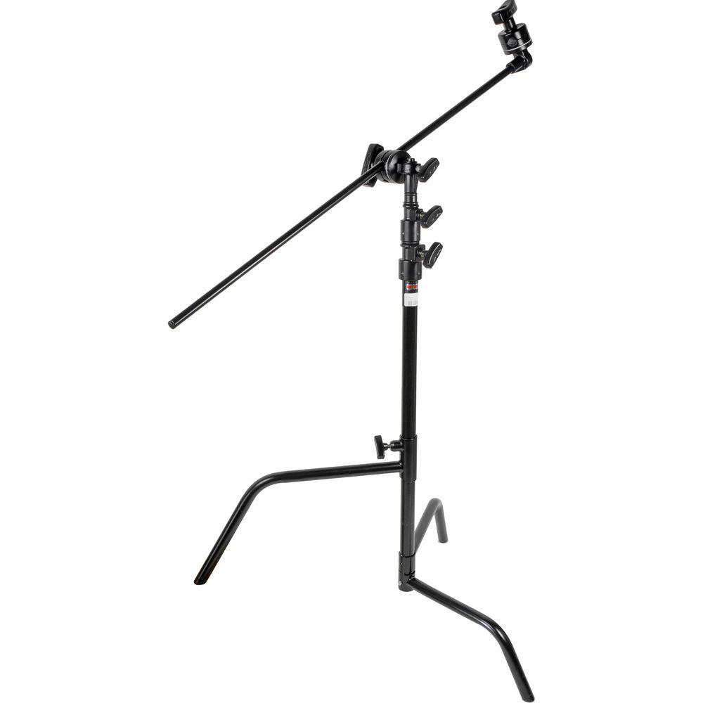 Matthews Hollywood 20" C-Stand with Sliding Leg Grip Head and Arm, Black - 5.25