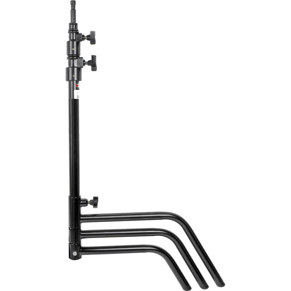 Matthews Hollywood 20" C-Stand with Sliding Leg Grip Head and Arm, Black - 5.25