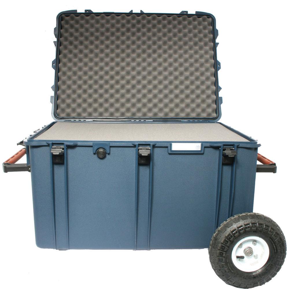 Porta Brace PB-2850FORX Hard Case with Foam Interior and Extreme Off-Road Wheels