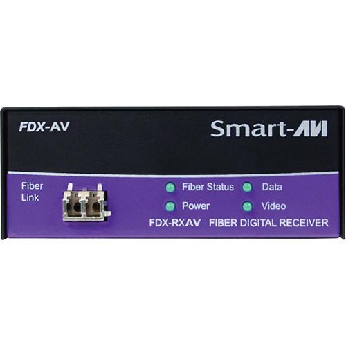 Smart-AVI FDX-AVS Multimode Fiber Extender with Power Supply