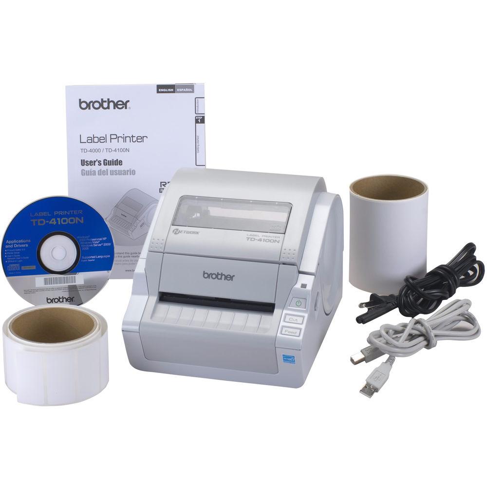Brother TD-4100N Desktop Bar Code Network Printer