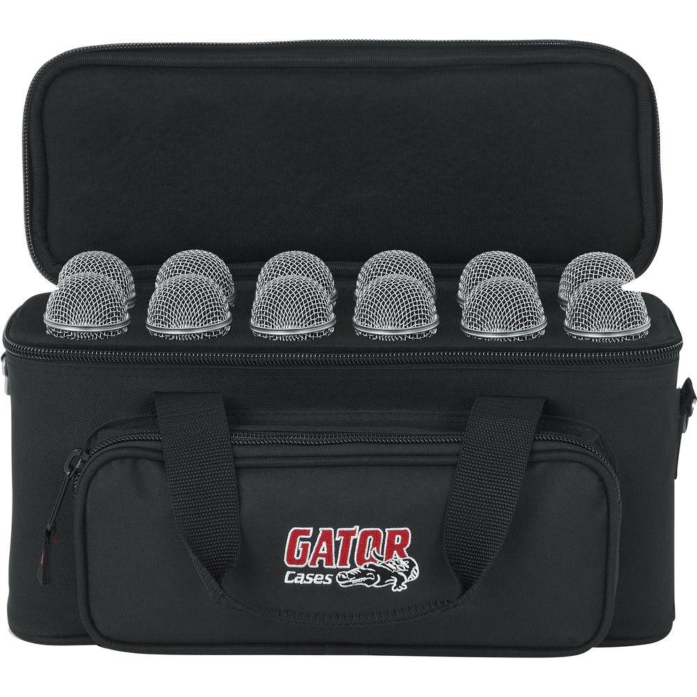 Gator Cases GM-12B 12 Drop Mic Padded Bag - for up to 12 Microphones