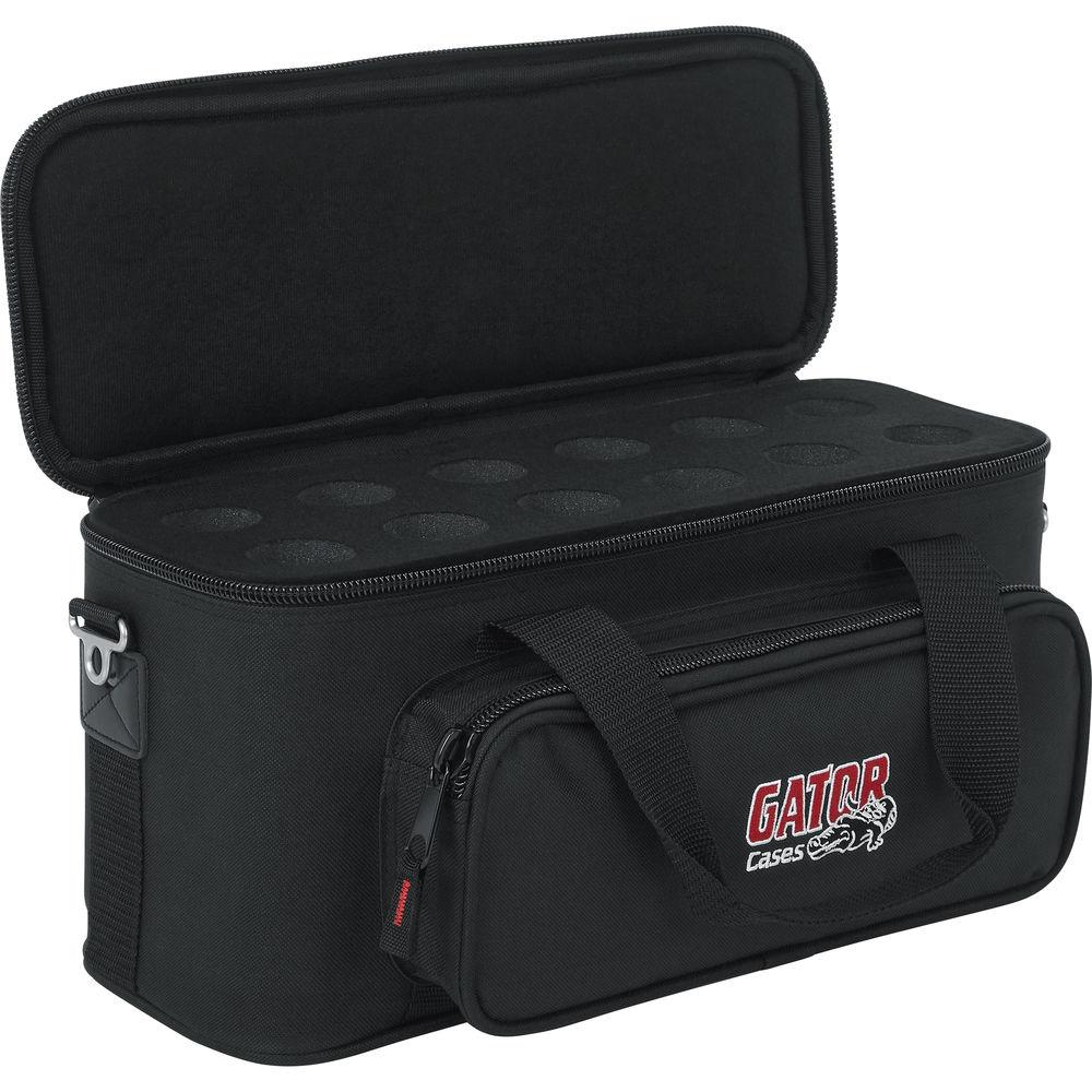 Gator Cases GM-12B 12 Drop Mic Padded Bag - for up to 12 Microphones