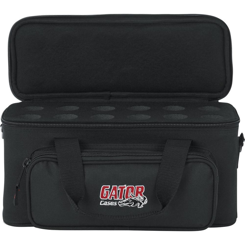 Gator Cases GM-12B 12 Drop Mic Padded Bag - for up to 12 Microphones