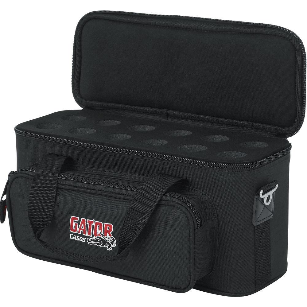 Gator Cases GM-12B 12 Drop Mic Padded Bag - for up to 12 Microphones