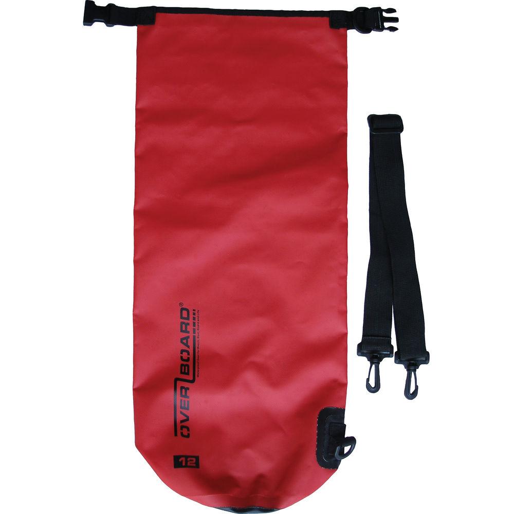 OverBoard Waterproof Dry Tube Bag, 12 Liter Red